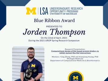 2021 UROP Spring Symposium Blue Ribbon IG 1 